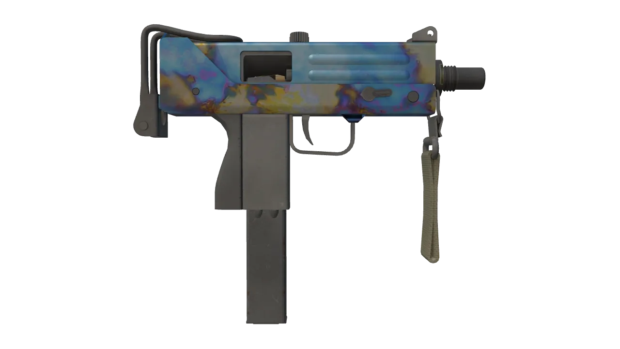 MAC-10 | Case Hardened seed #328, back