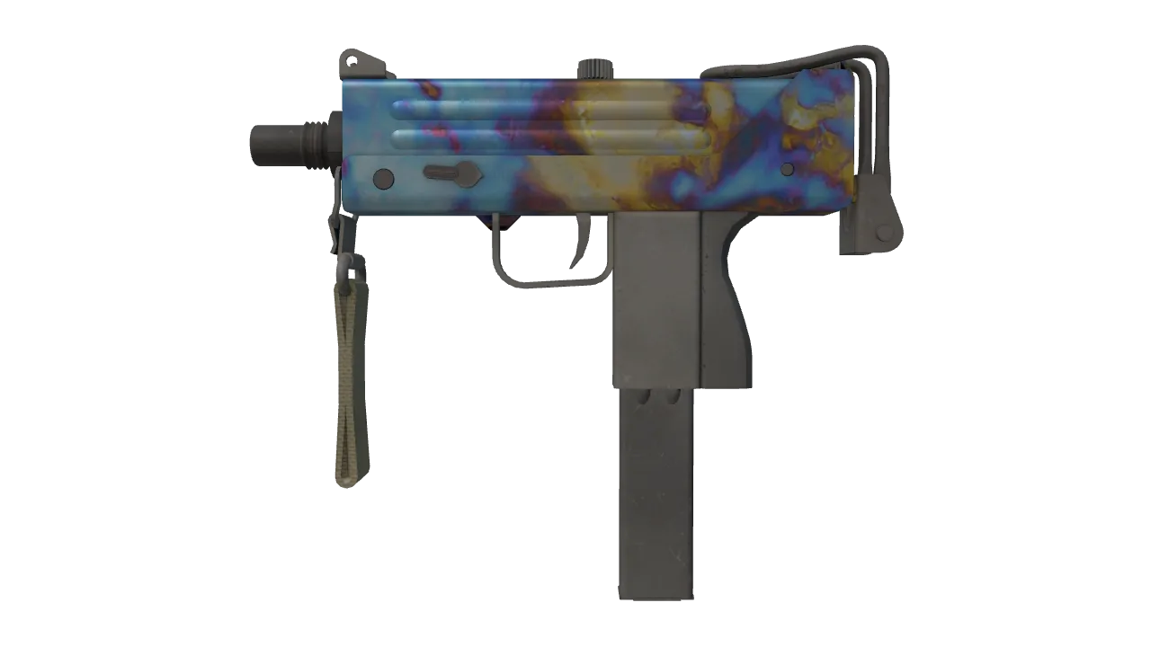 MAC-10 | Case Hardened seed #332, front