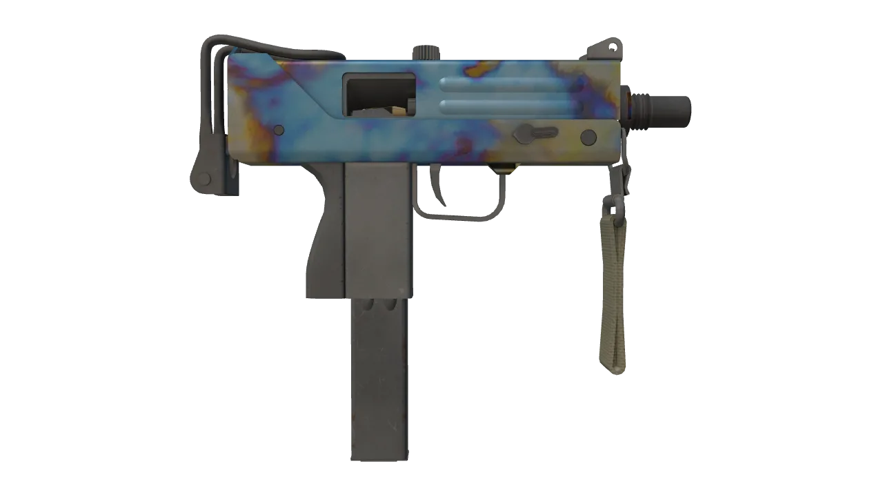 MAC-10 | Case Hardened seed #342, back
