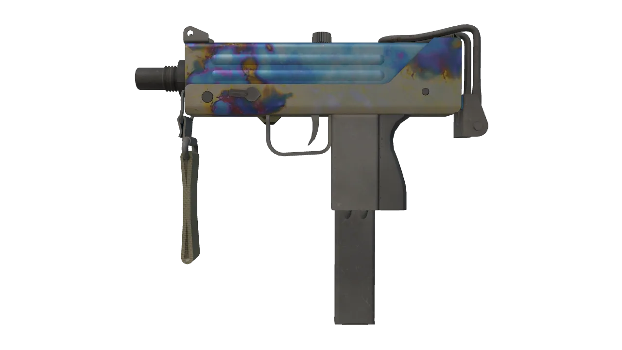 MAC-10 | Case Hardened seed #345, front