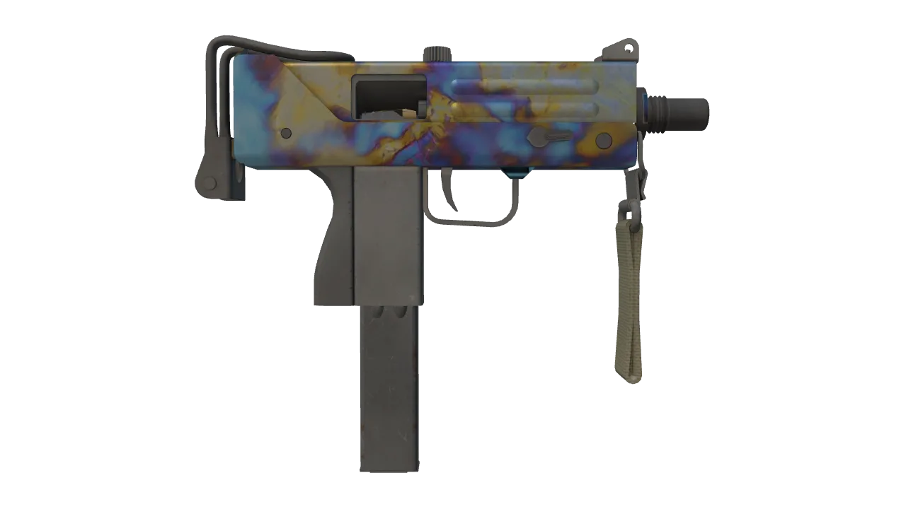 MAC-10 | Case Hardened seed #346, back