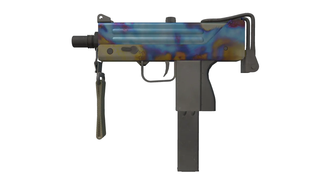 MAC-10 | Case Hardened seed #349, front