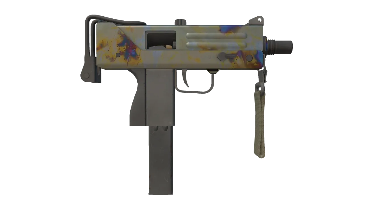 MAC-10 | Case Hardened seed #356, back