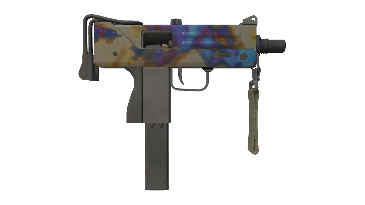 MAC-10 | Case Hardened seed #362, back