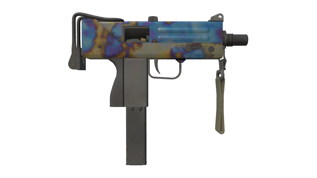 MAC-10 | Case Hardened seed #369, back