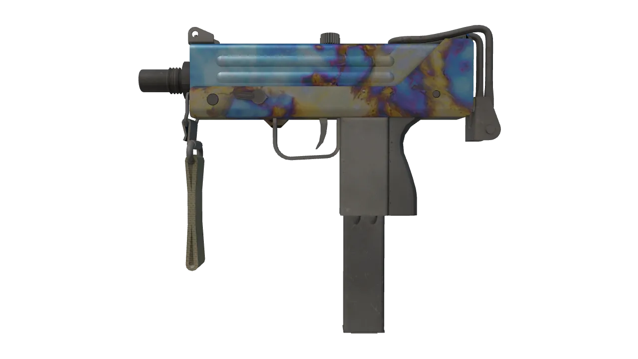 MAC-10 | Case Hardened seed #369, front