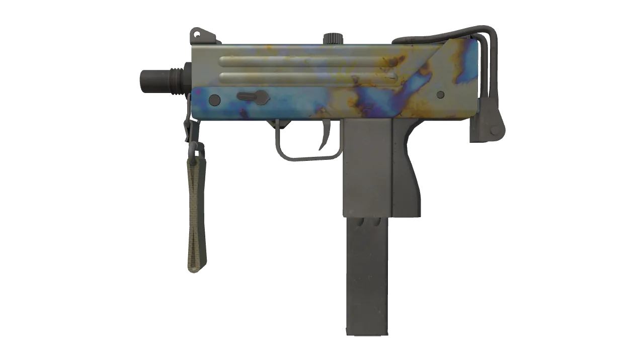 MAC-10 | Case Hardened seed #371, front