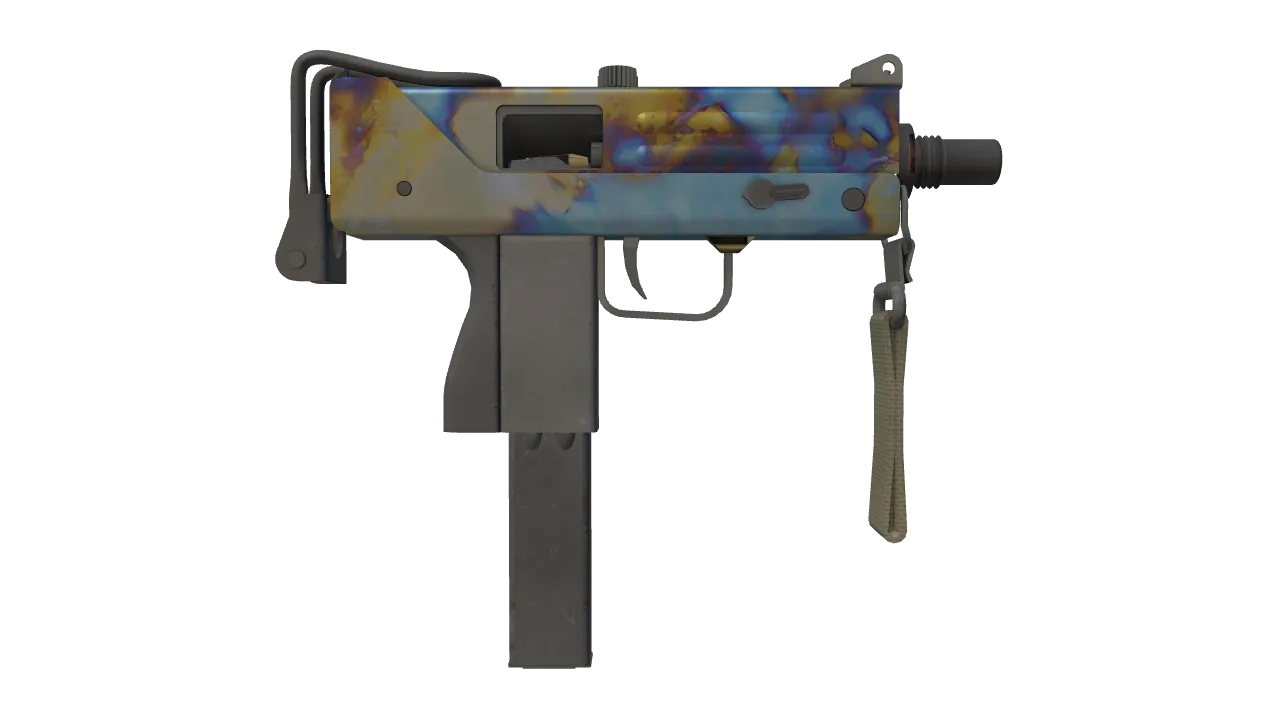 MAC-10 | Case Hardened seed #372, back