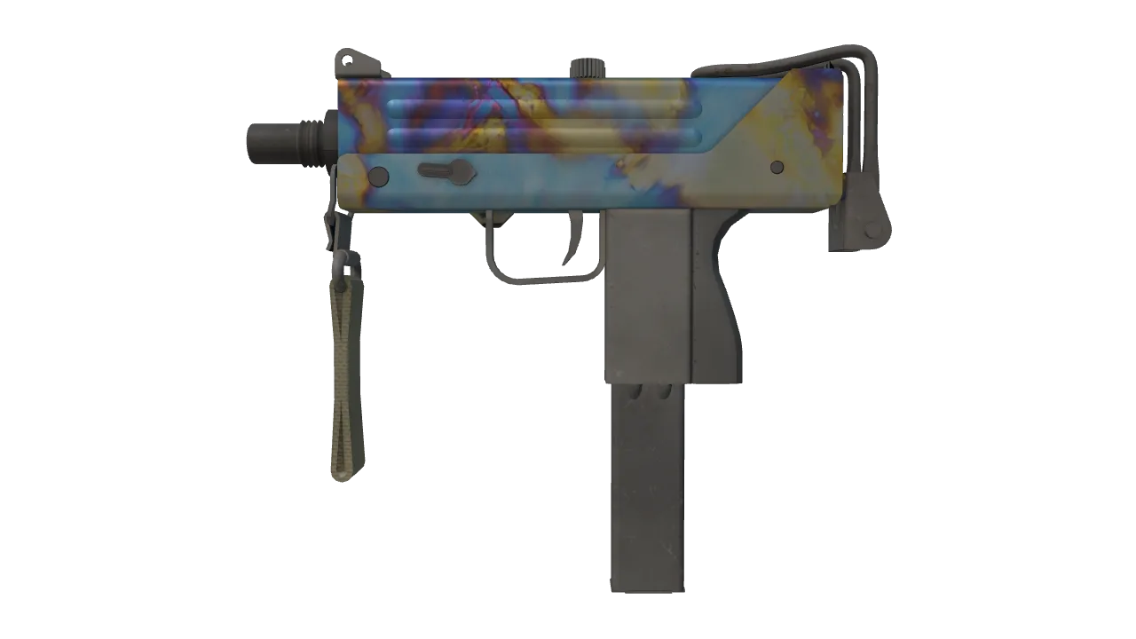 MAC-10 | Case Hardened seed #372, front