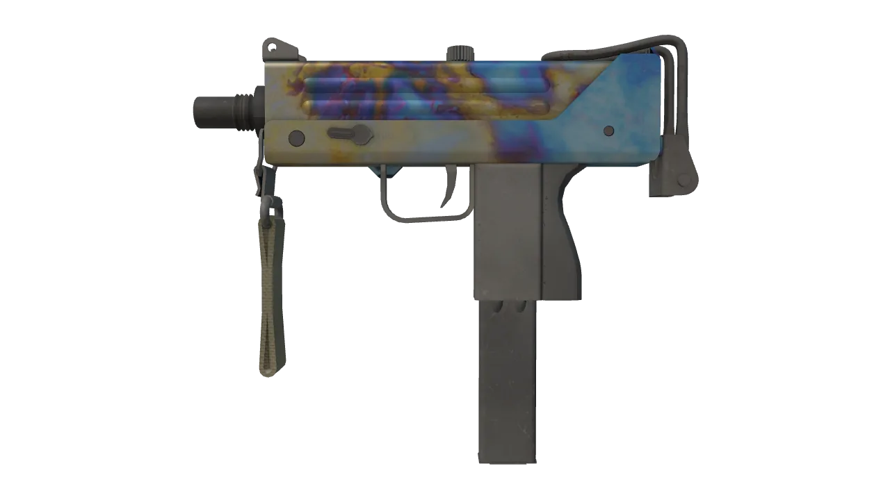MAC-10 | Case Hardened seed #376, front