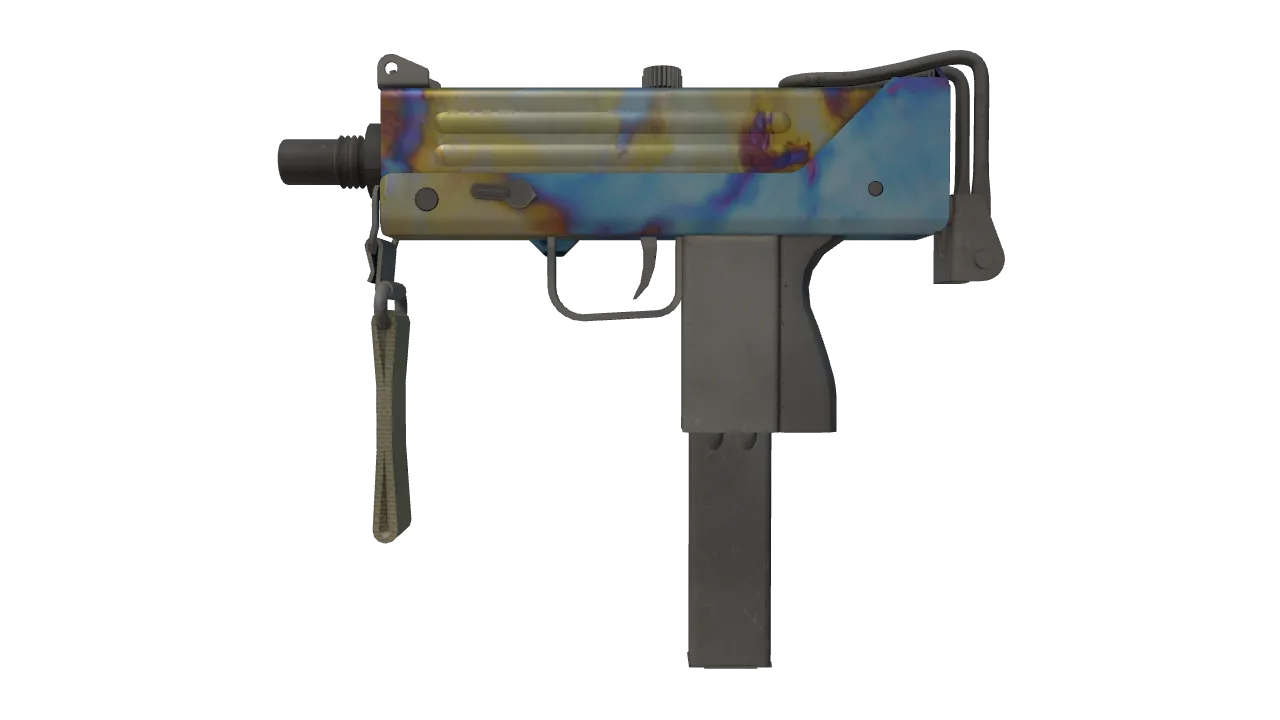 MAC-10 | Case Hardened seed #378, front