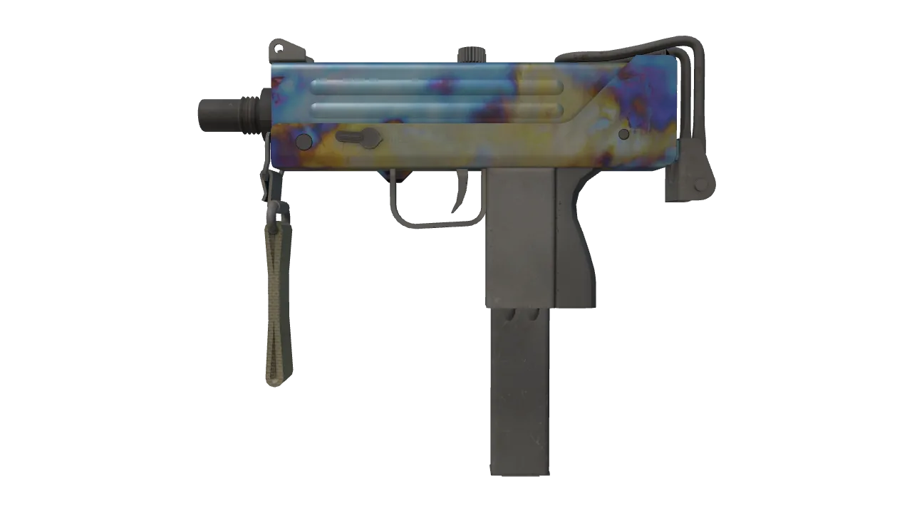 MAC-10 | Case Hardened seed #390, front