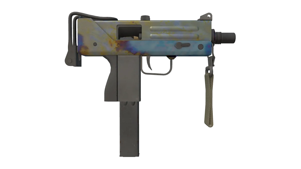 MAC-10 | Case Hardened seed #398, back