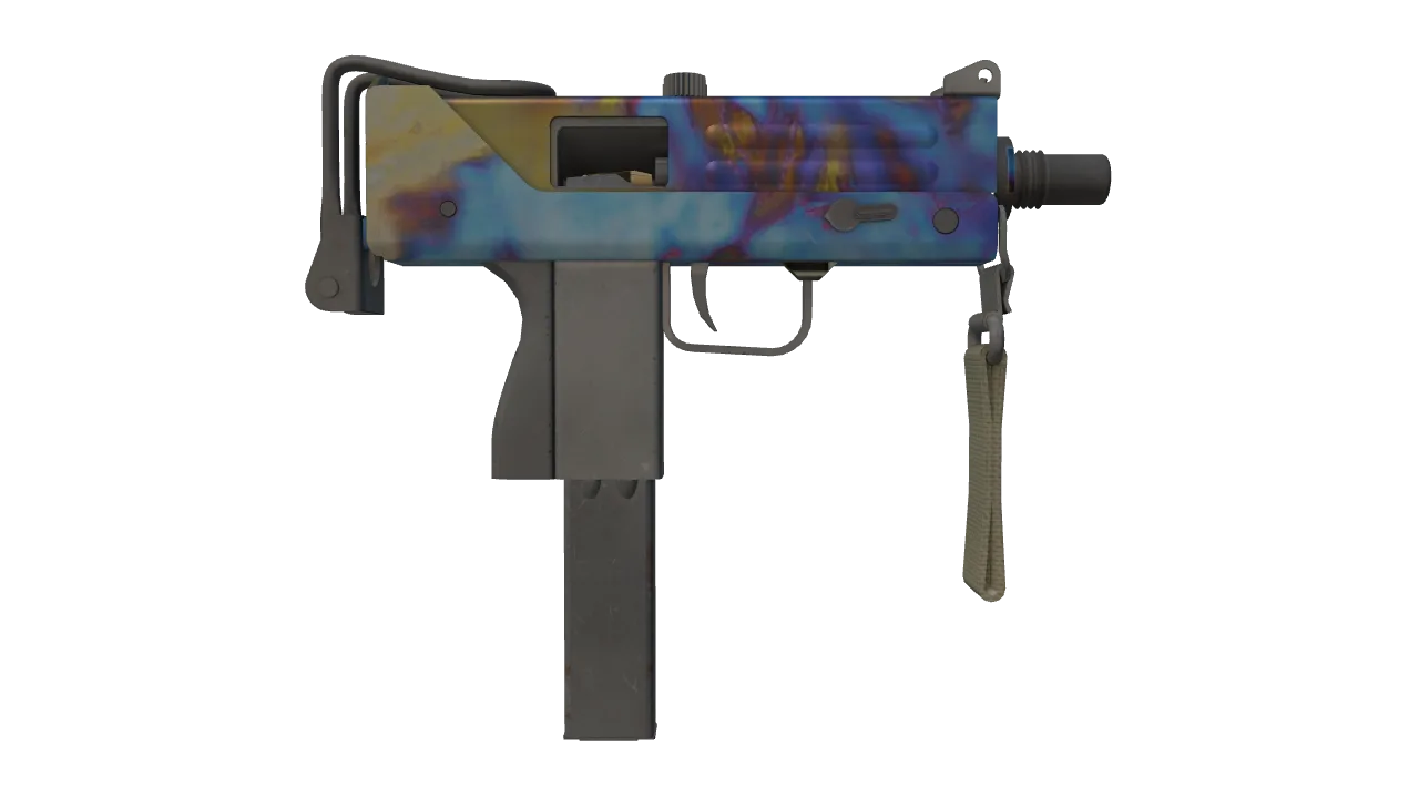 MAC-10 | Case Hardened seed #399, back