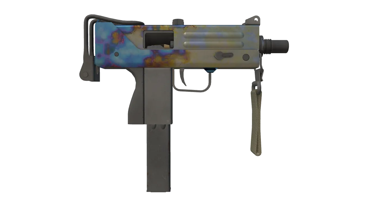 MAC-10 | Case Hardened seed #403, back