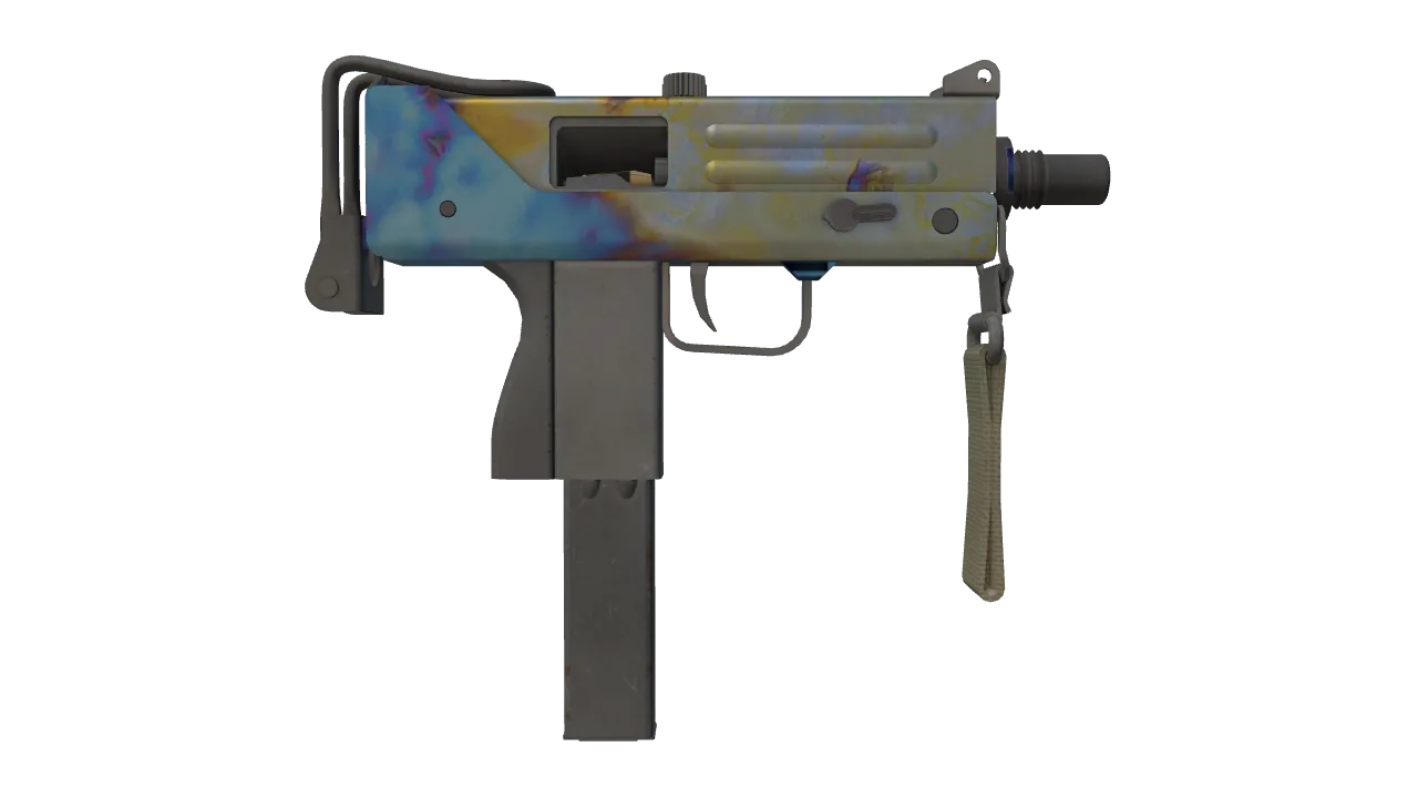 MAC-10 | Case Hardened seed #425, back