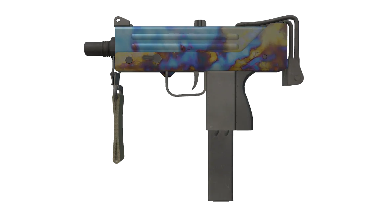 MAC-10 | Case Hardened seed #434, front
