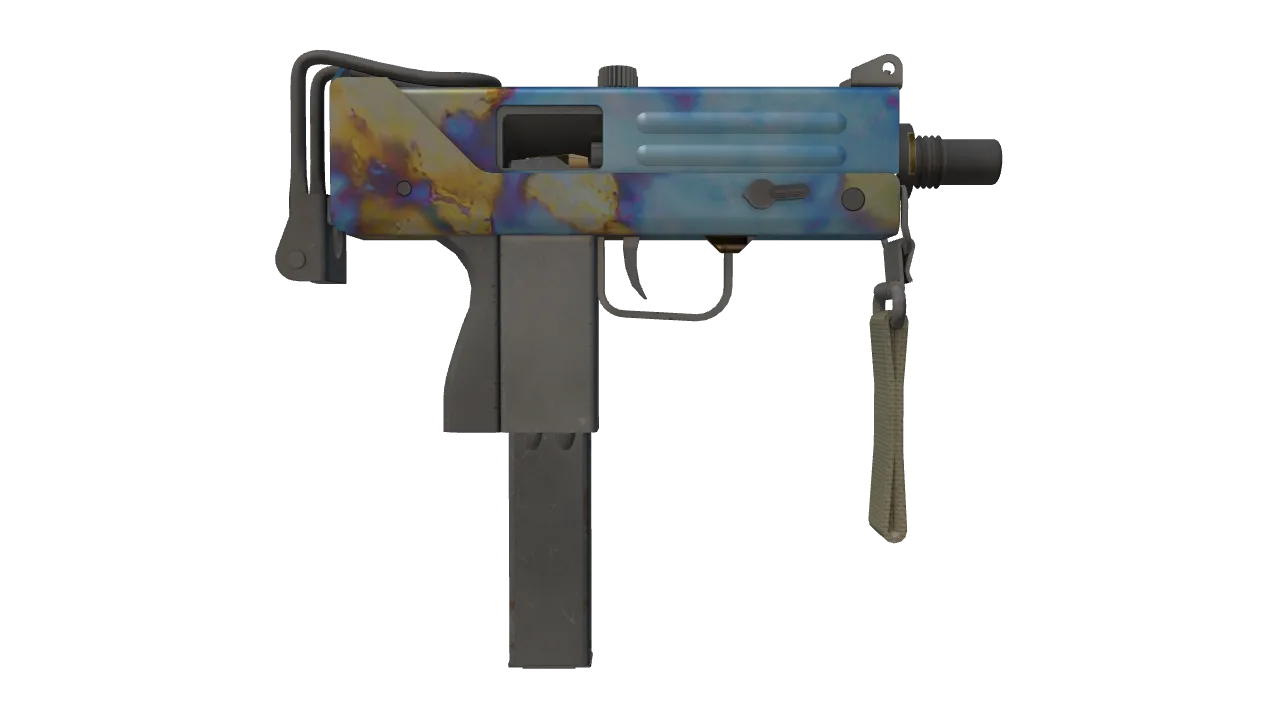 MAC-10 | Case Hardened seed #436, back