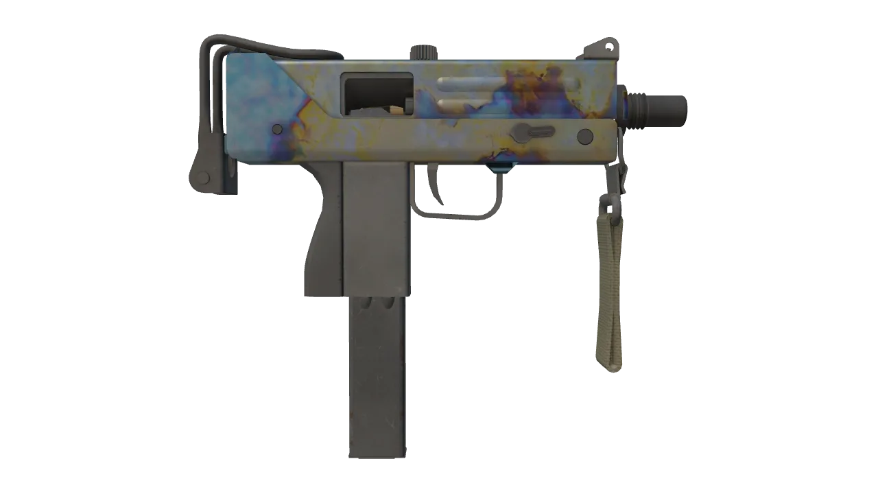 MAC-10 | Case Hardened seed #441, back