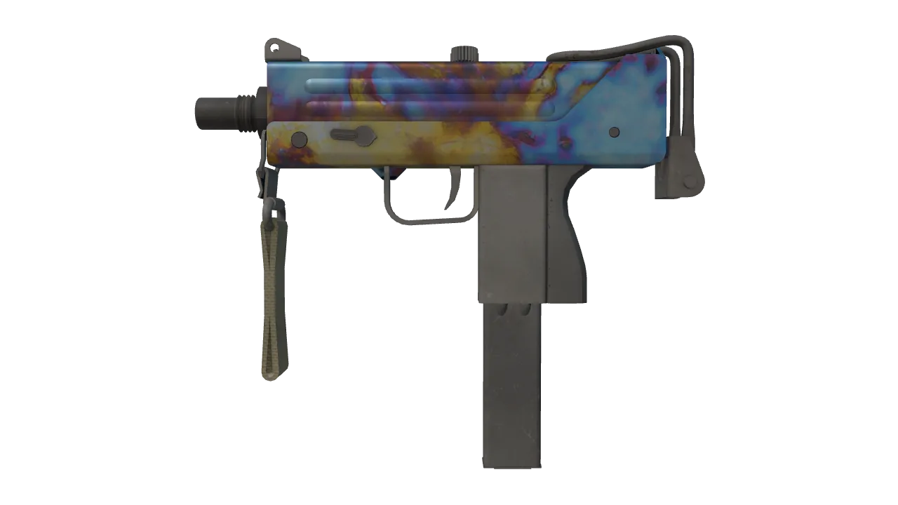MAC-10 | Case Hardened seed #443, front