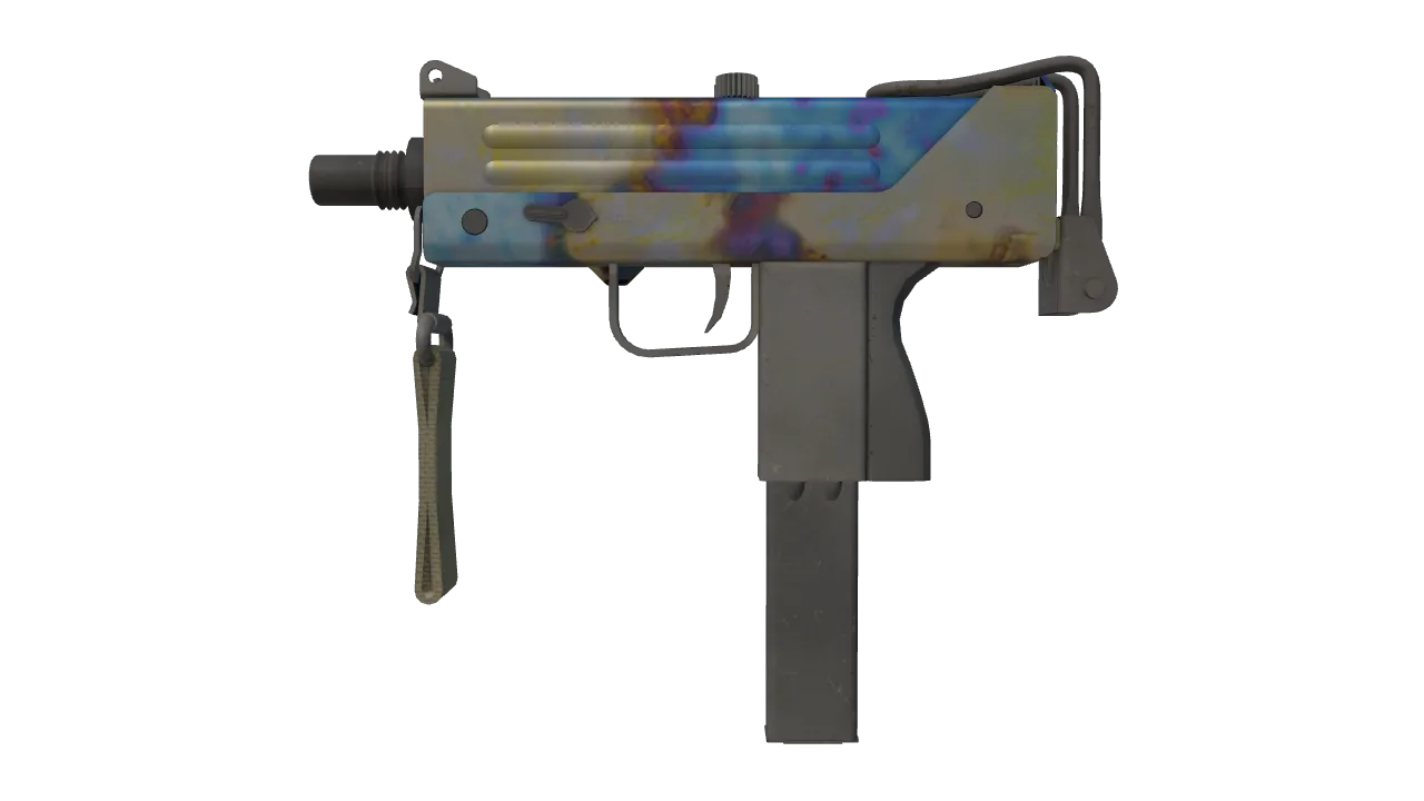 MAC-10 | Case Hardened seed #453, front