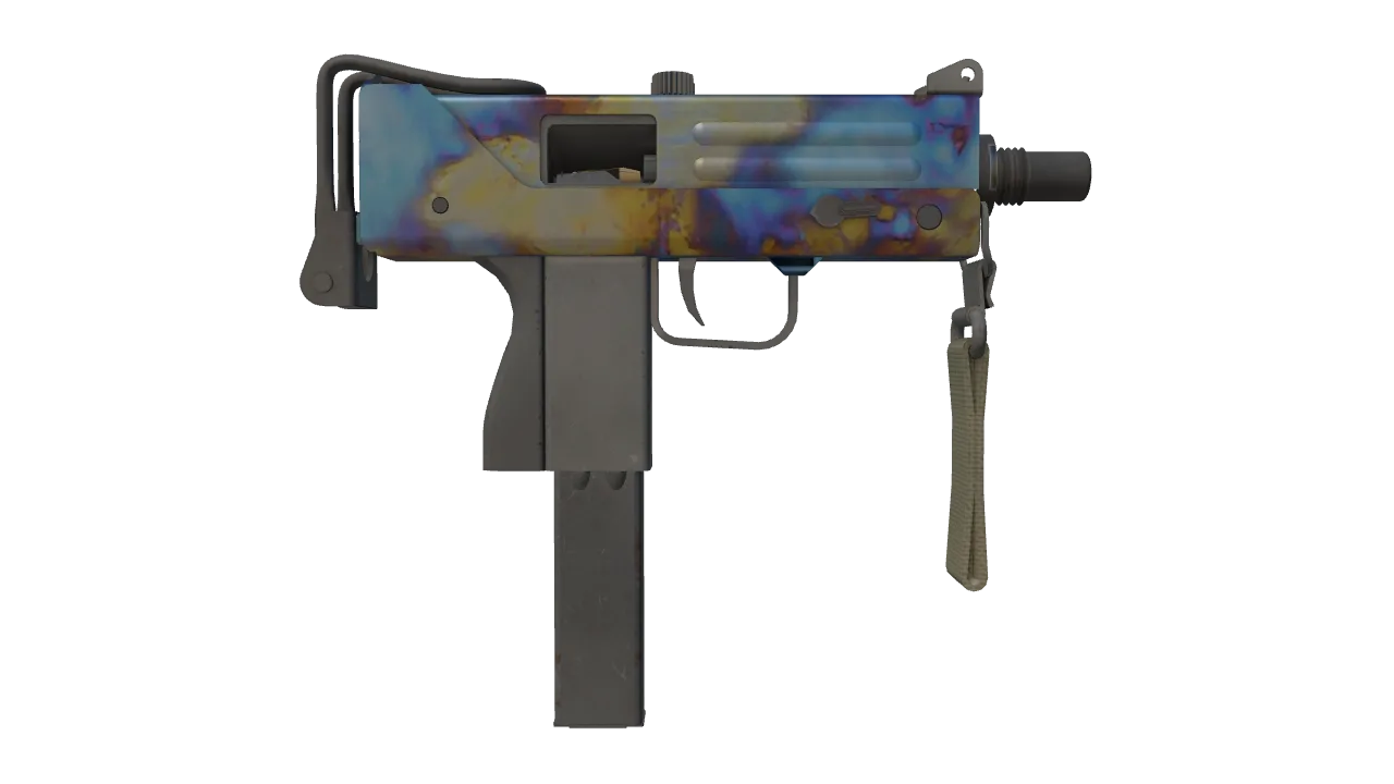 MAC-10 | Case Hardened seed #456, back