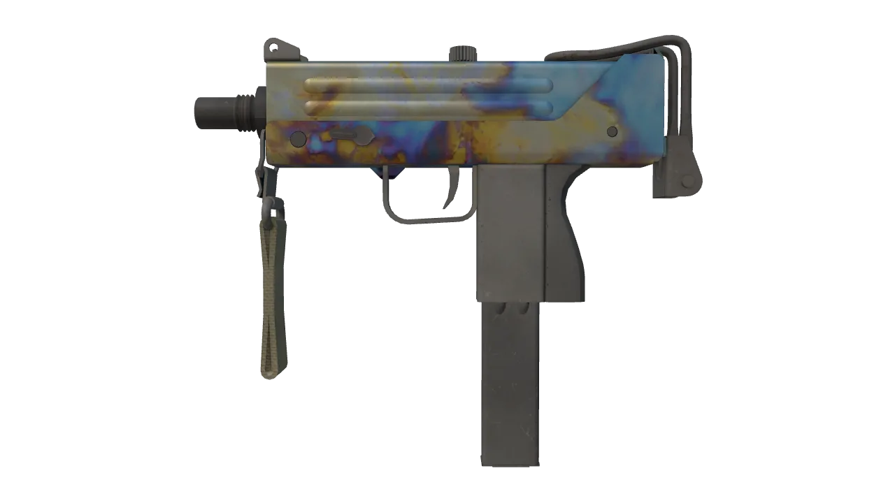 MAC-10 | Case Hardened seed #456, front