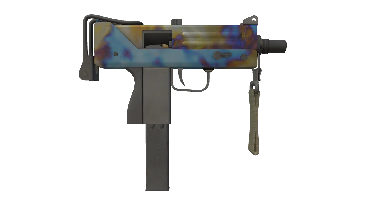 MAC-10 | Case Hardened seed #457, back