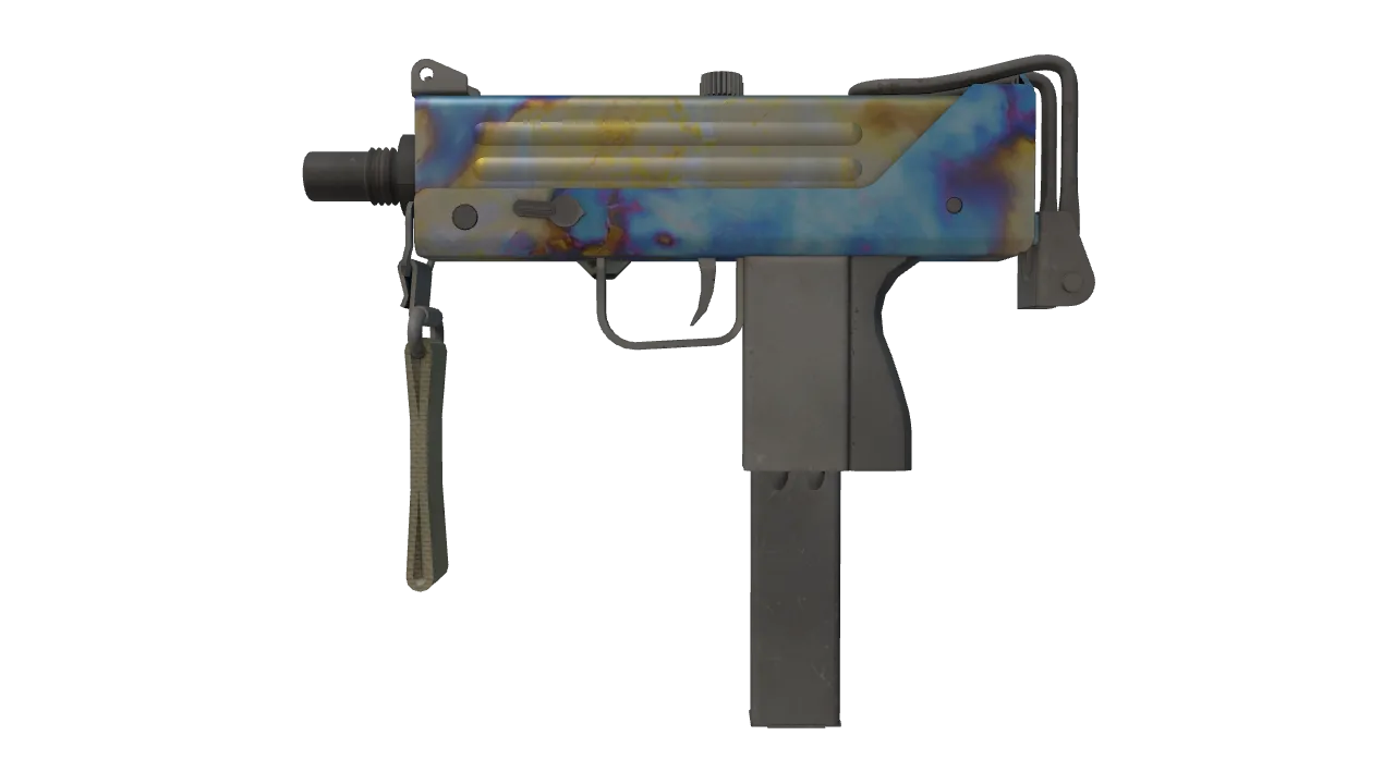 MAC-10 | Case Hardened seed #464, front