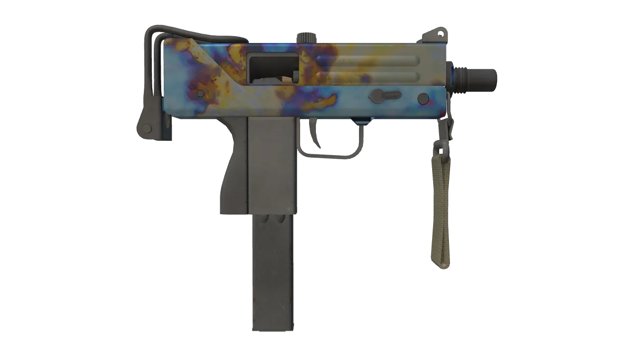 MAC-10 | Case Hardened seed #466, back