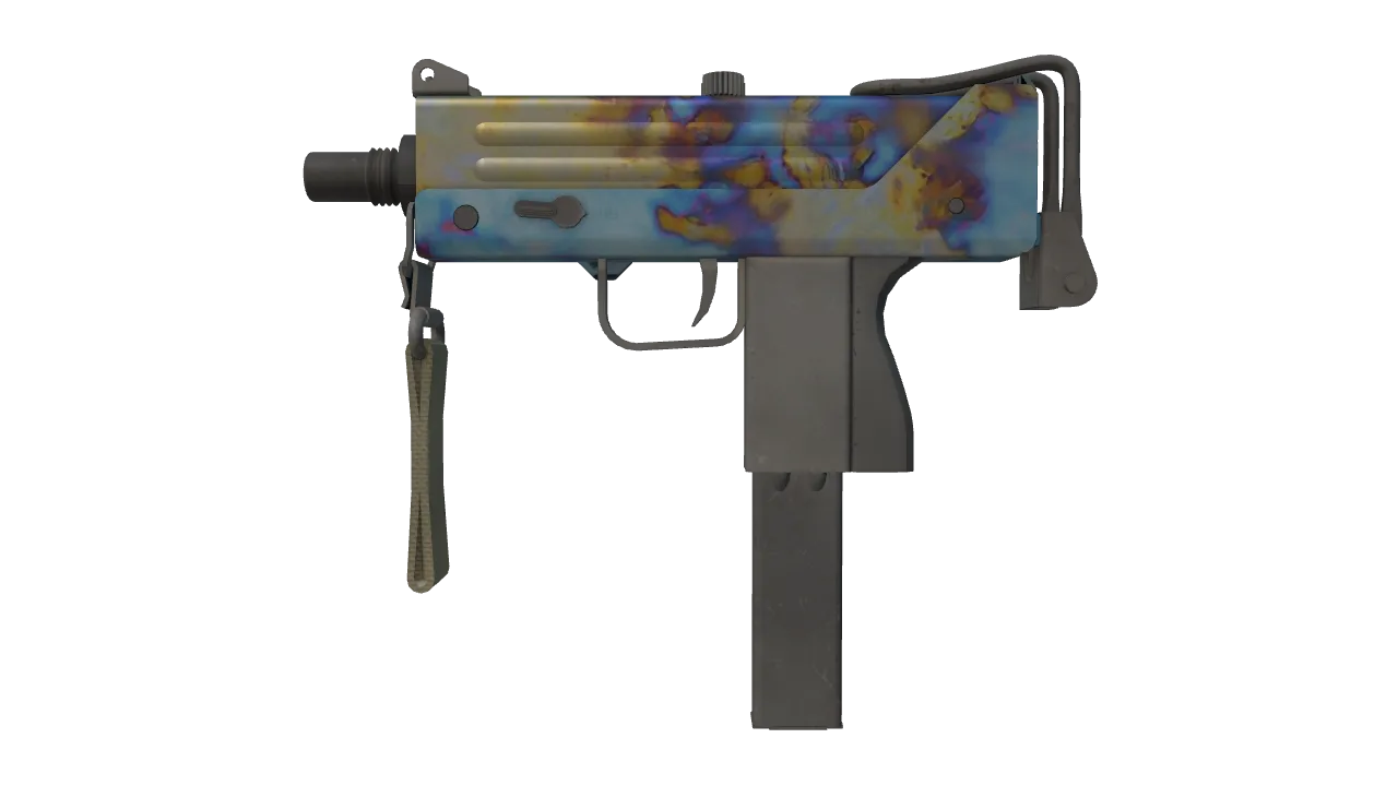 MAC-10 | Case Hardened seed #466, front
