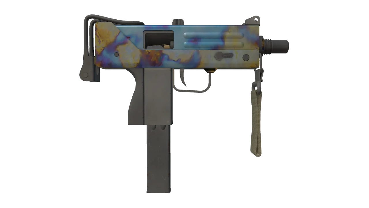 MAC-10 | Case Hardened seed #473, back