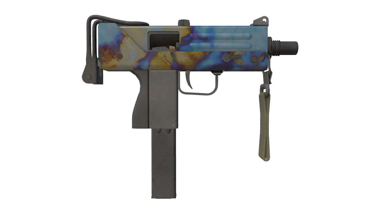 MAC-10 | Case Hardened seed #475, back