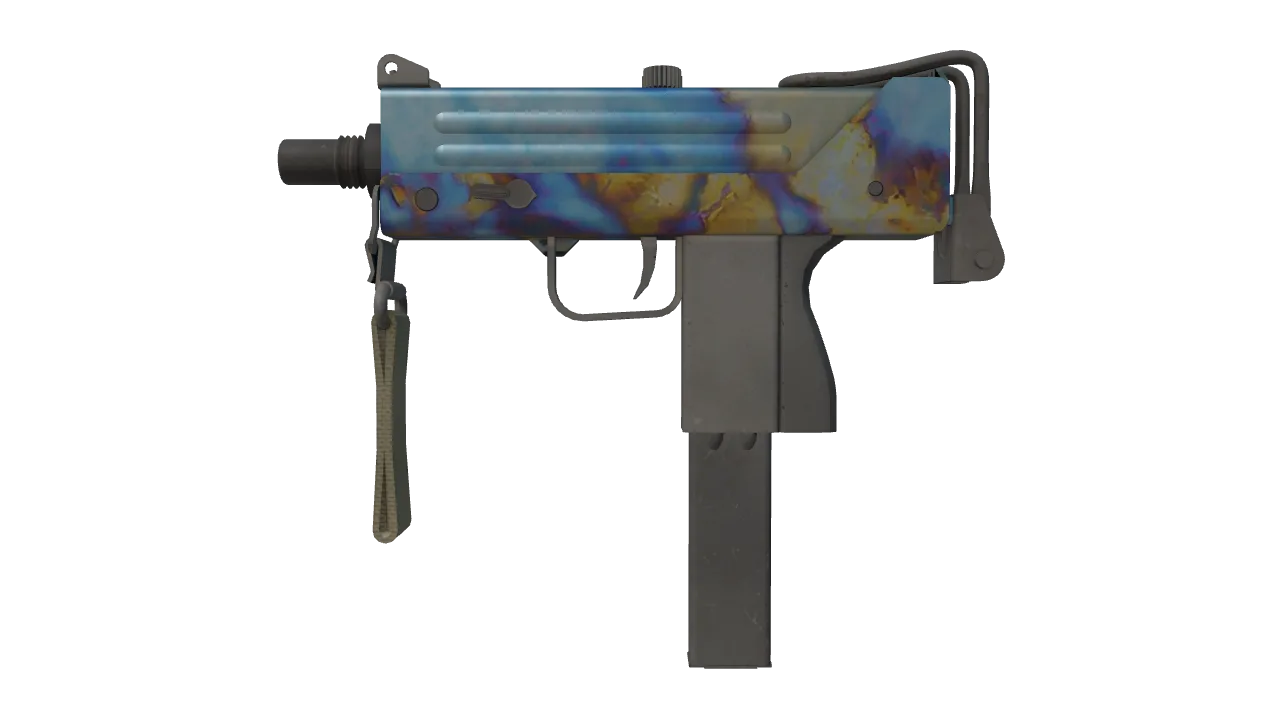 MAC-10 | Case Hardened seed #475, front