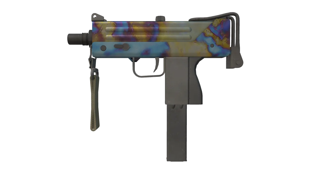 MAC-10 | Case Hardened seed #499, front