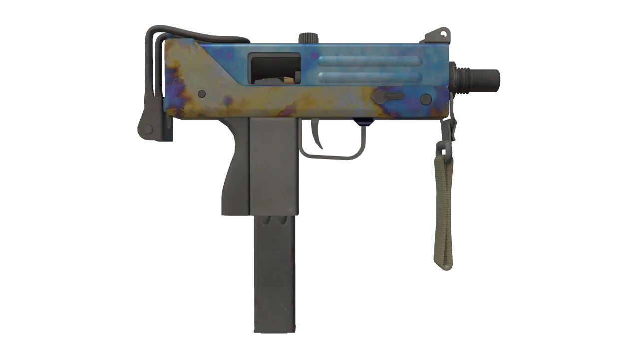 MAC-10 | Case Hardened seed #501, back
