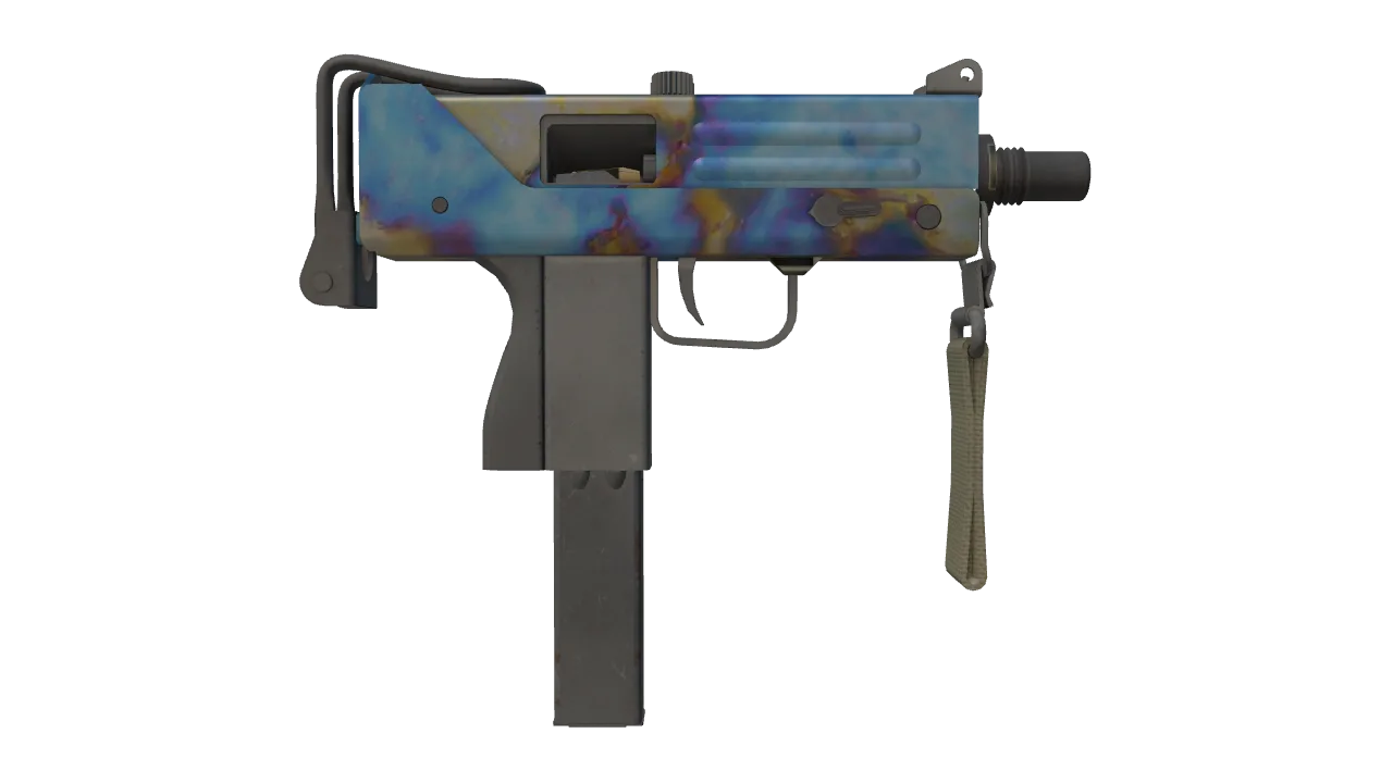MAC-10 | Case Hardened seed #502, back