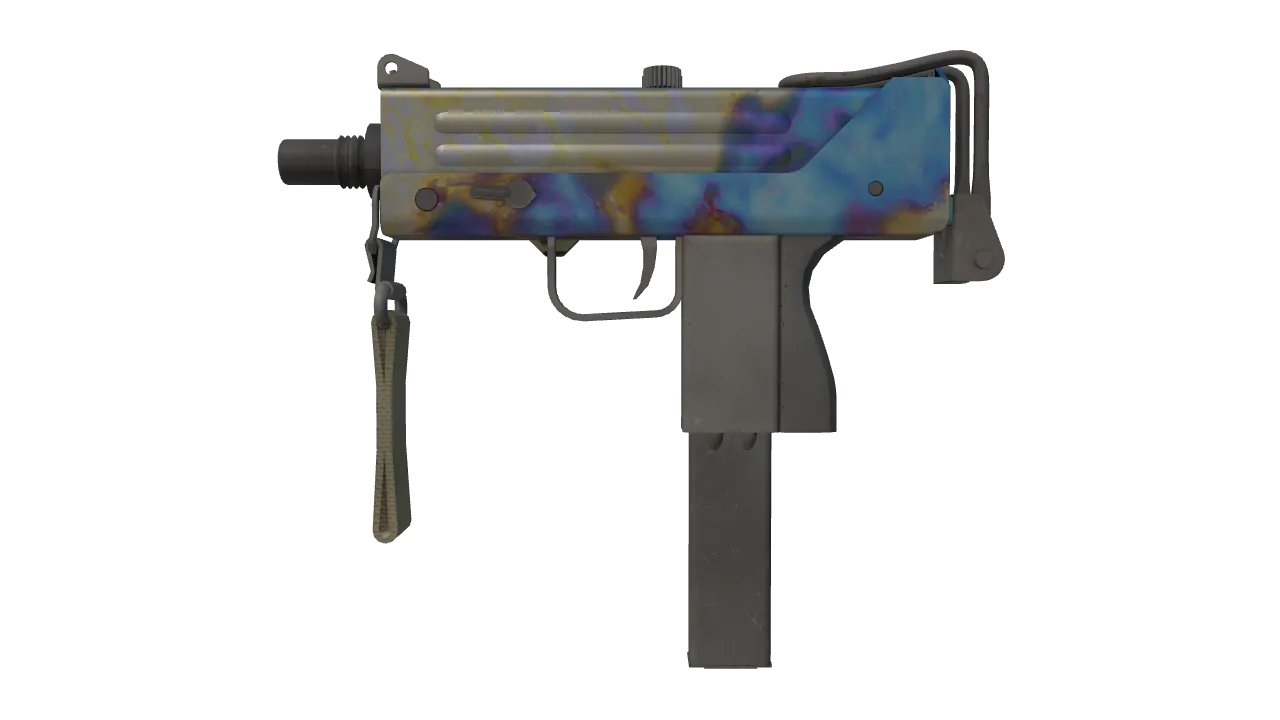 MAC-10 | Case Hardened seed #502, front