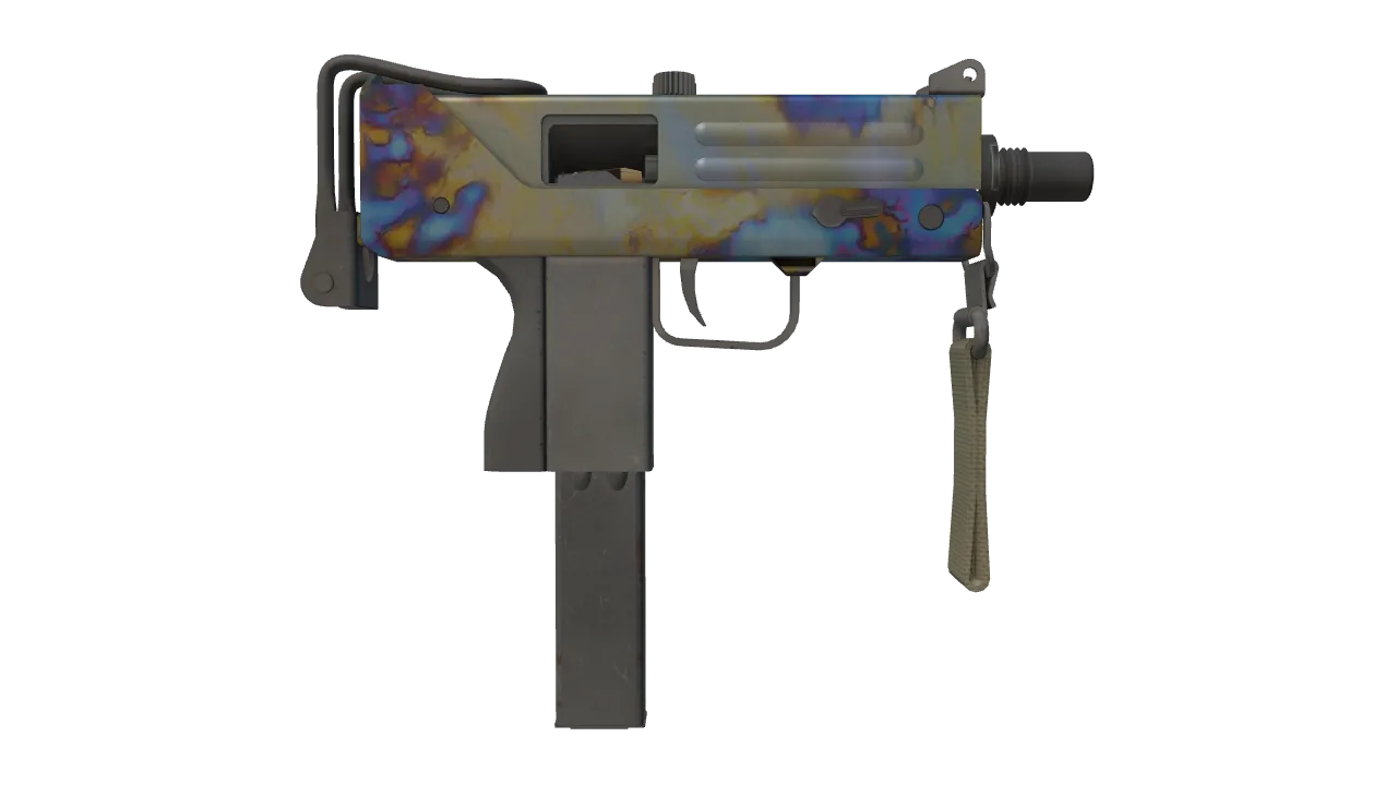 MAC-10 | Case Hardened seed #503, back