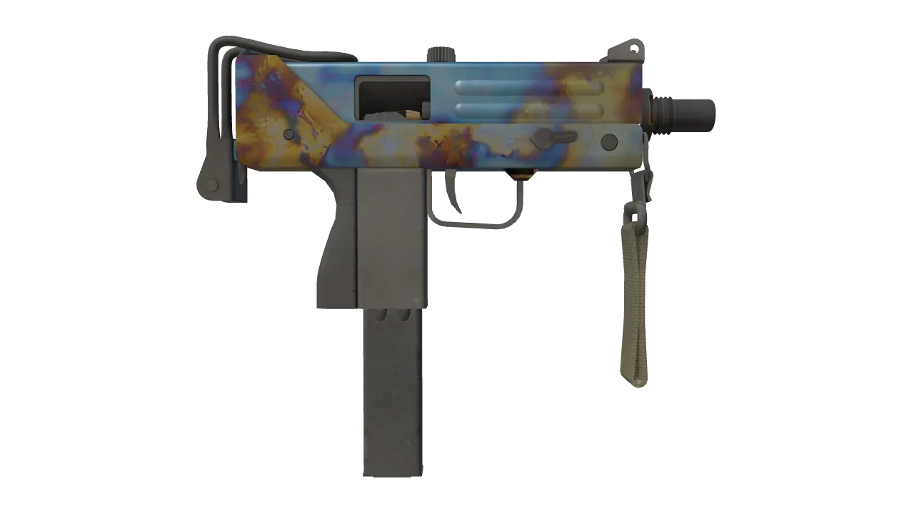 MAC-10 | Case Hardened seed #506, back