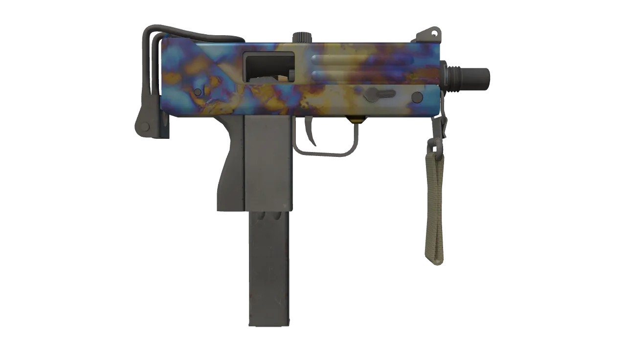 MAC-10 | Case Hardened seed #507, back