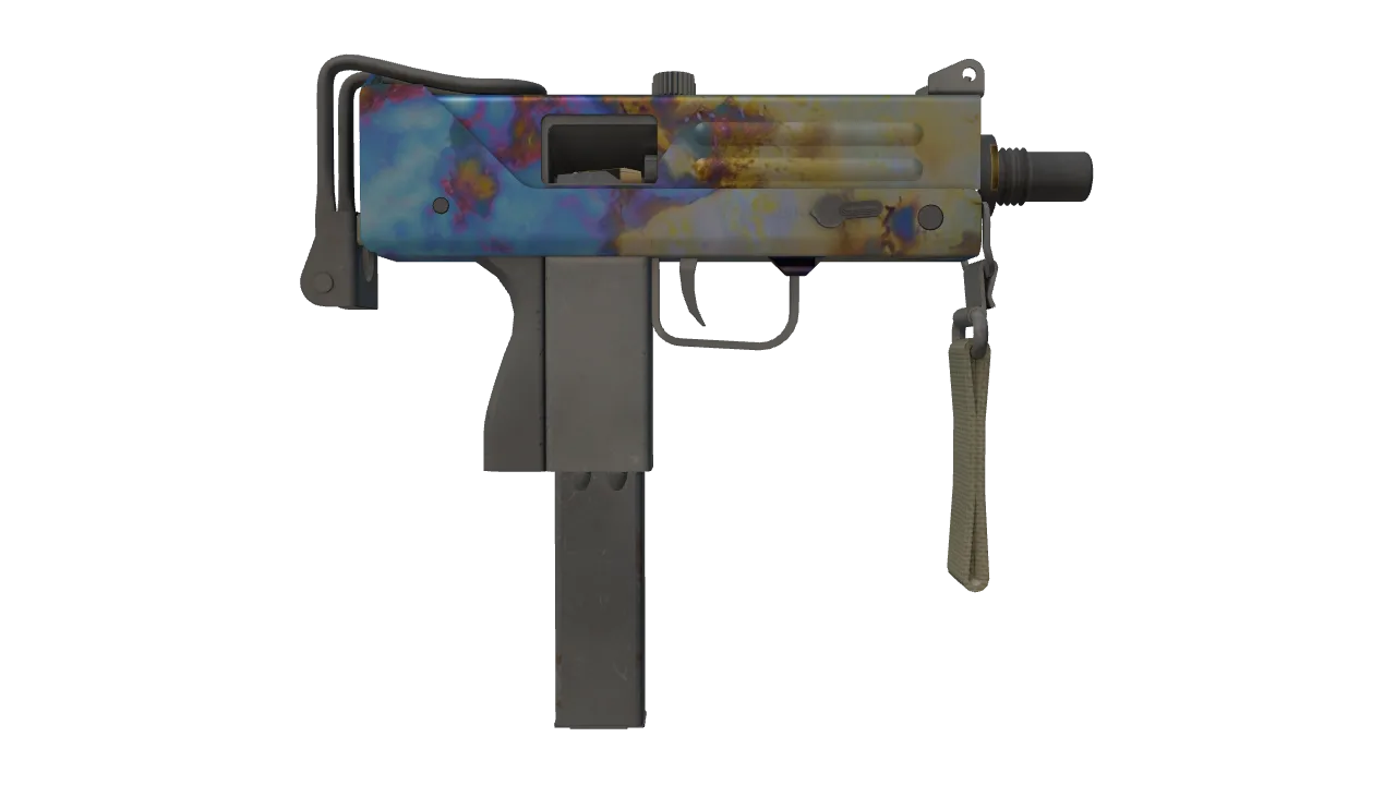 MAC-10 | Case Hardened seed #52, back