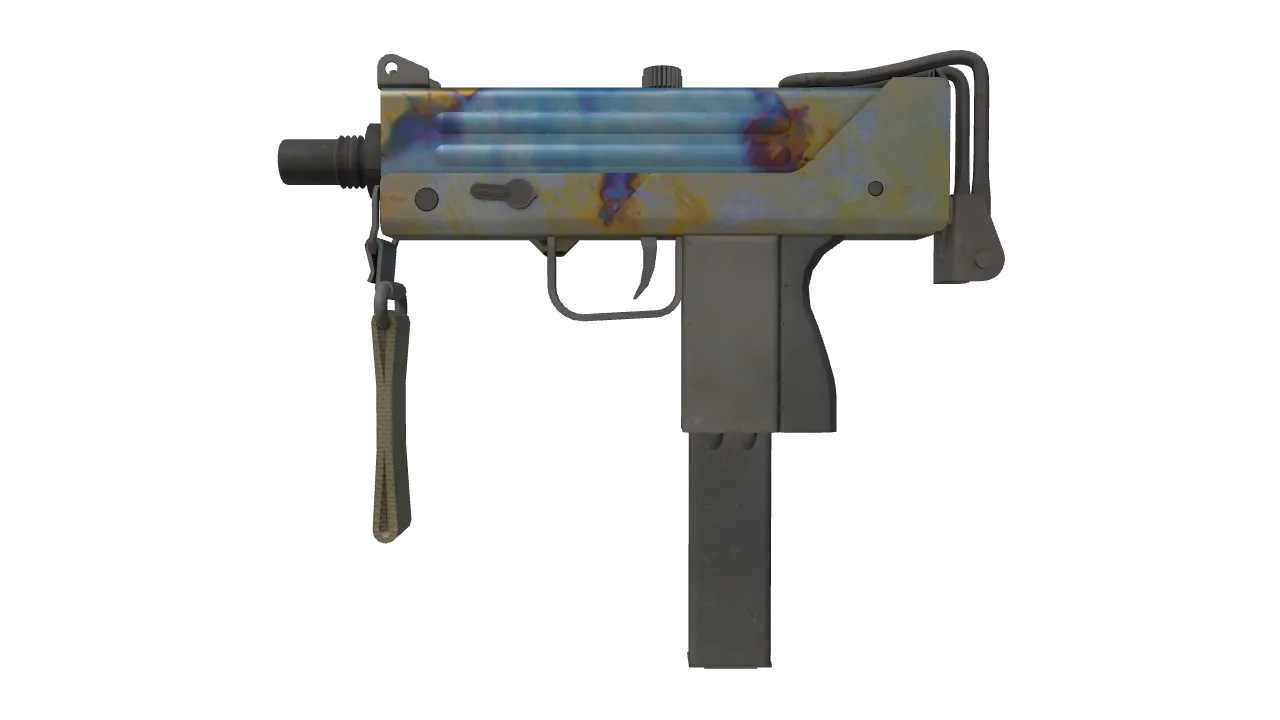 MAC-10 | Case Hardened seed #525, front