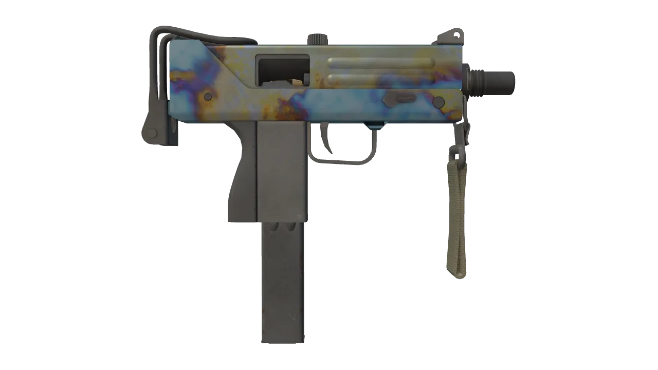 MAC-10 | Case Hardened seed #531, back