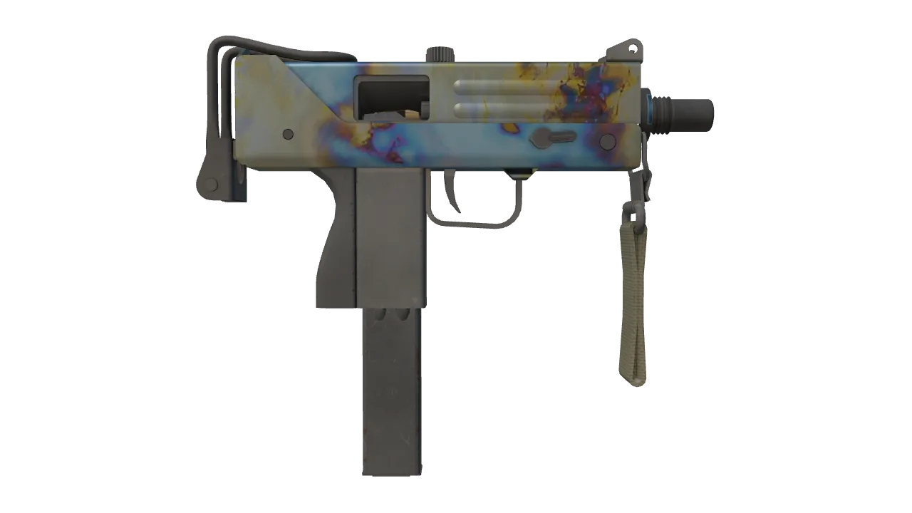 MAC-10 | Case Hardened seed #533, back