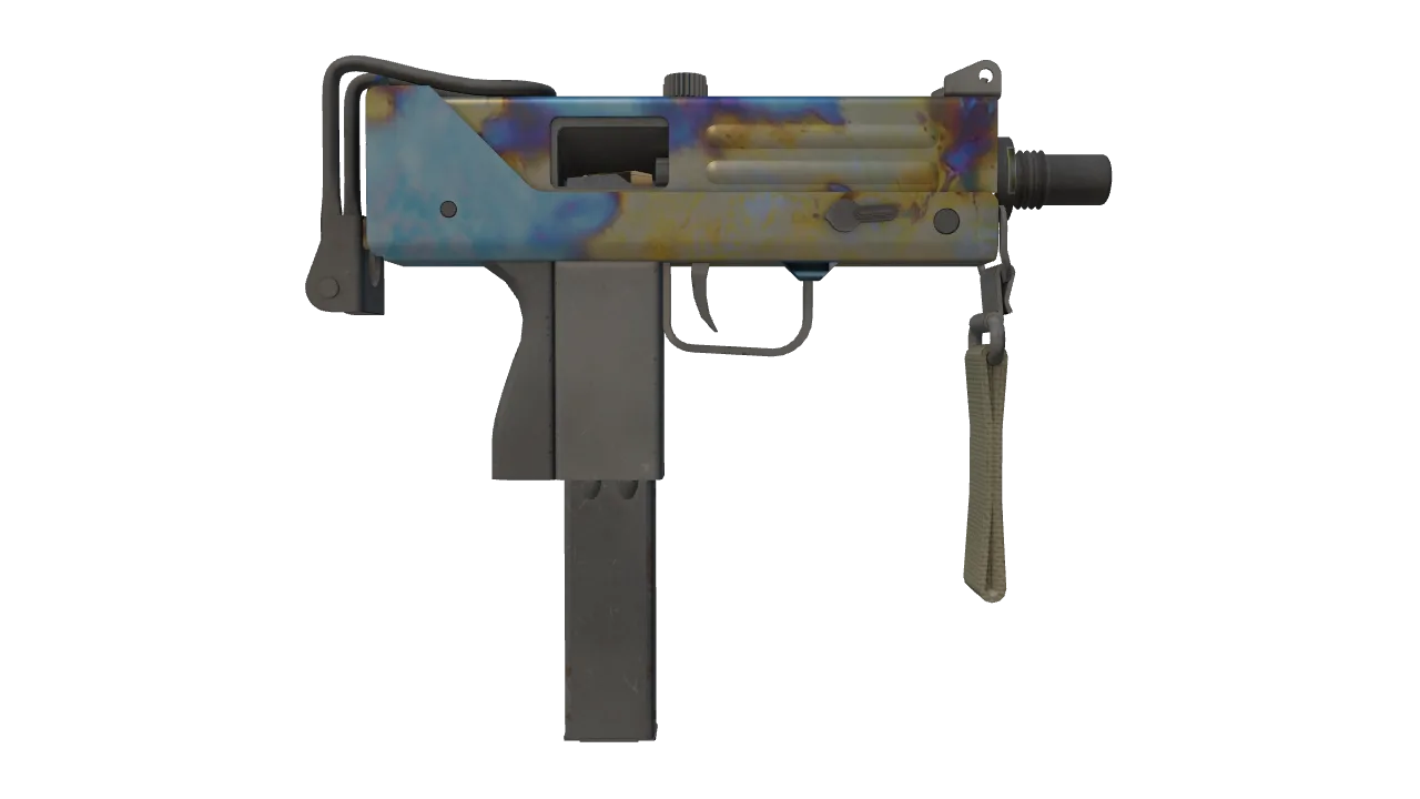 MAC-10 | Case Hardened seed #546, back