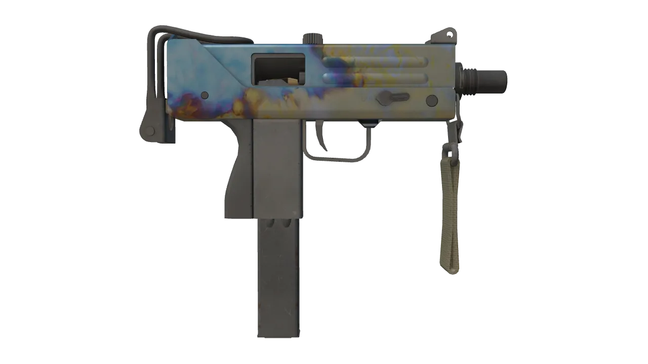 MAC-10 | Case Hardened seed #56, back