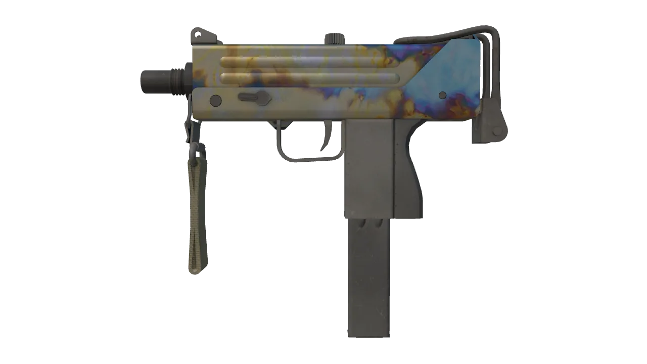 MAC-10 | Case Hardened seed #56, front
