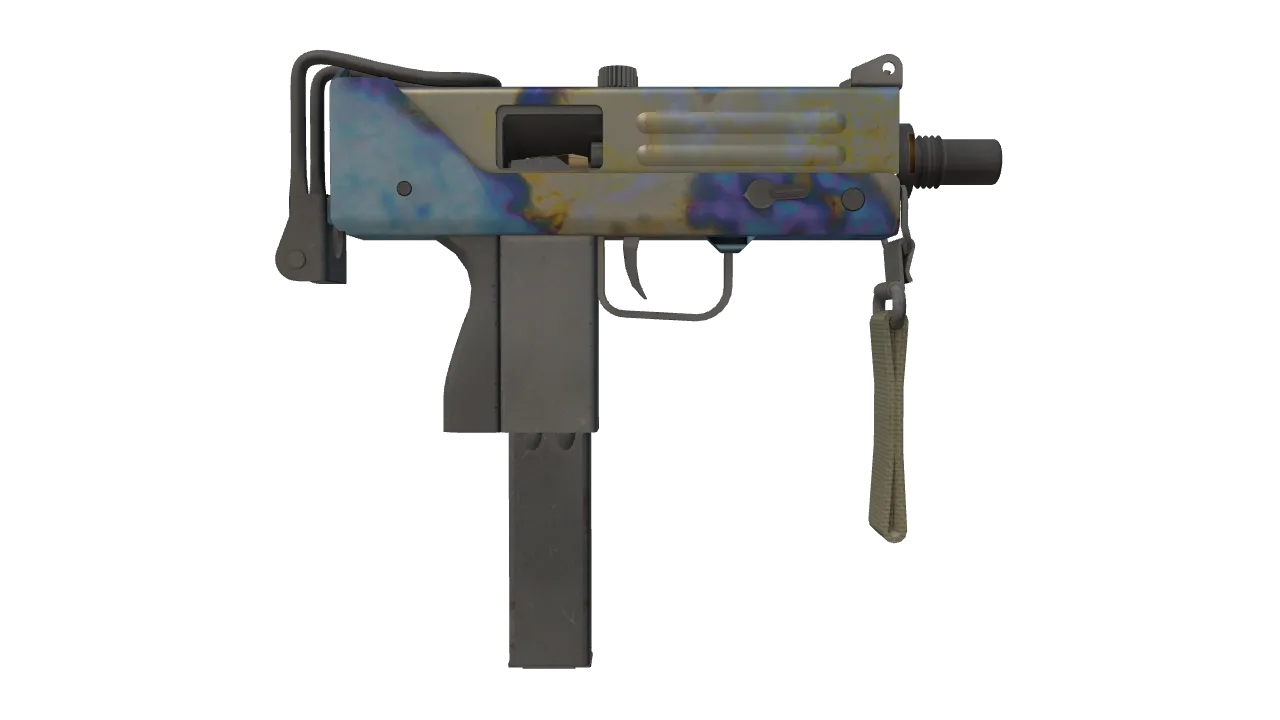 MAC-10 | Case Hardened seed #560, back