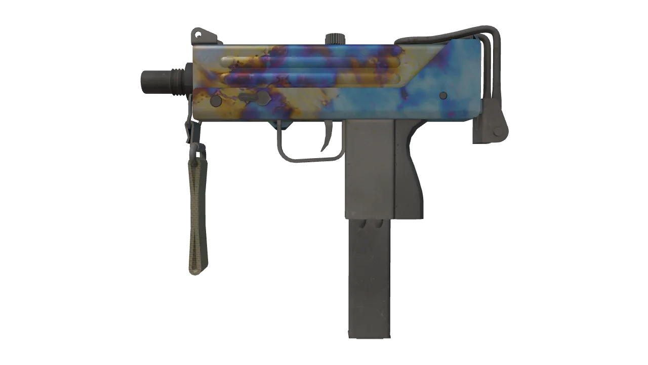 MAC-10 | Case Hardened seed #566, front